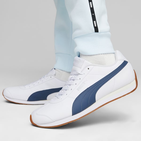 Turin III Men's Sneakers, PUMA White-Inky Blue-Gum, extralarge