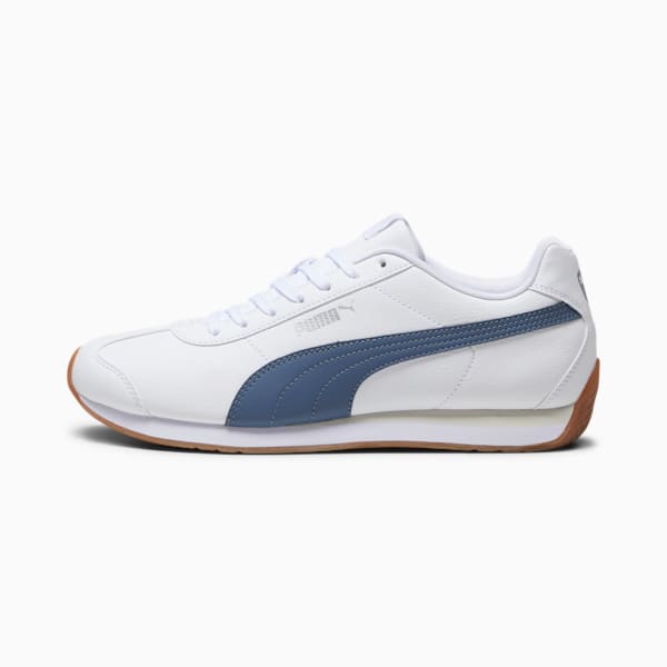 Turin III Men's Sneakers, PUMA White-Inky Blue-Gum, extralarge