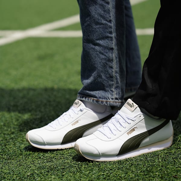 ユニセックス チューリン 3 スニーカー, PUMA White-Dark Olive-Putty-PUMA Gold, extralarge-JPN