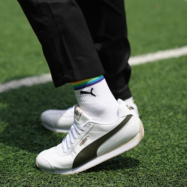 ユニセックス チューリン 3 スニーカー, PUMA White-Dark Olive-Putty-PUMA Gold, extralarge-JPN