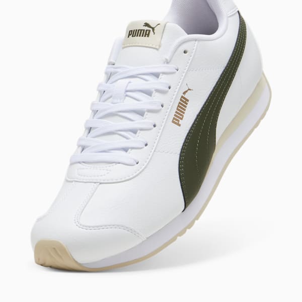 ユニセックス チューリン 3 スニーカー, PUMA White-Dark Olive-Putty-PUMA Gold, extralarge-JPN