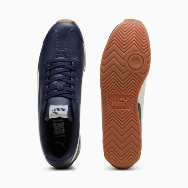 Sneakers Turin III, PUMA Navy-Vapor Gray-Cool Mid Gray-PUMA Gold, extralarge