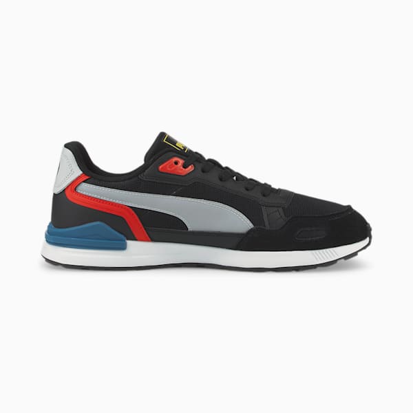 Graviton Tera Unisex Sneakers, Puma Black-Puma White-Harbor Mist-High Risk Red, extralarge-IND