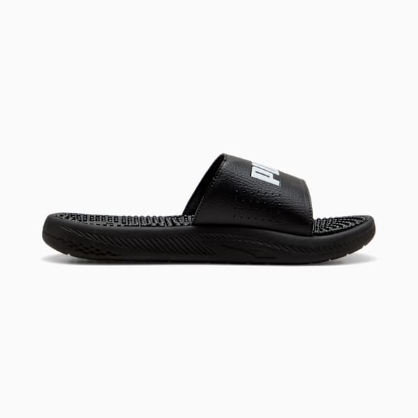 メンズ ソフトライド スライド マッサージ サンダル, Puma Black-Puma White, extralarge-JPN