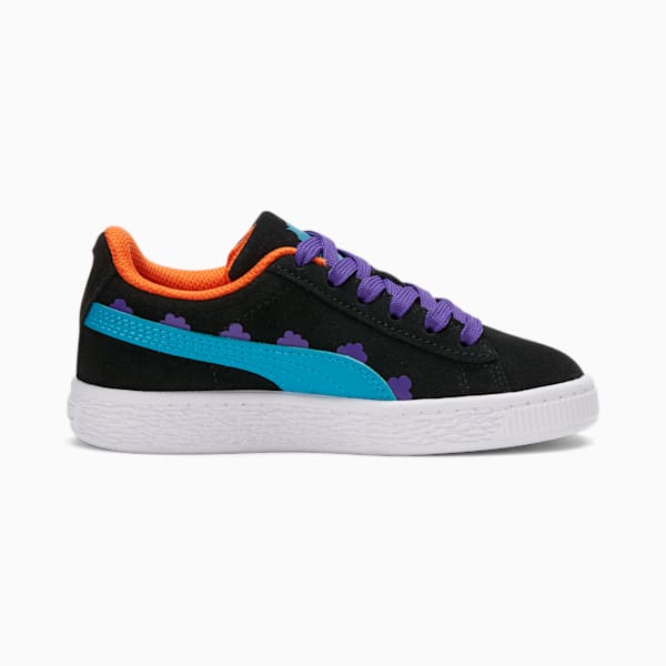 PUMA x RUGRATS Suede Little Kids' Sneakers, Puma Black-Caribbean Sea, extralarge