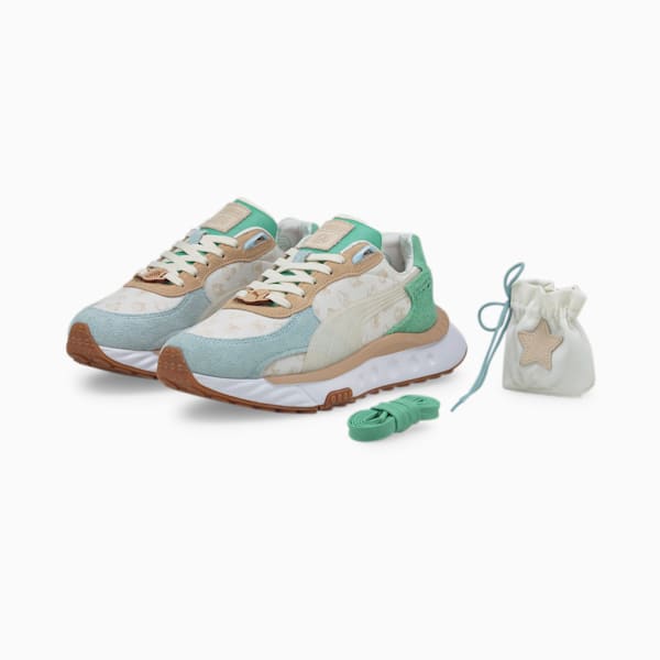 PUMA x Animal Crossing™: New Horizons Wild Rider Sneakers JR, Light Sky-Whisper White, extralarge