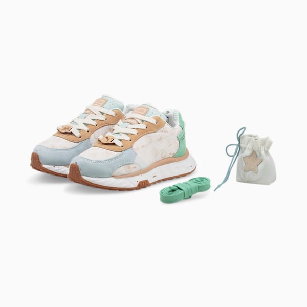 PUMA x Animal Crossing™: New Horizons Wild Rider Little Kids' Sneakers, Light Sky-Whisper White, extralarge