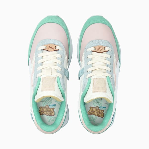 PUMA x Animal Crossing™: New Horizons Future Rider Sneakers JR, Bok Choy-Puma White-Rosewater, extralarge