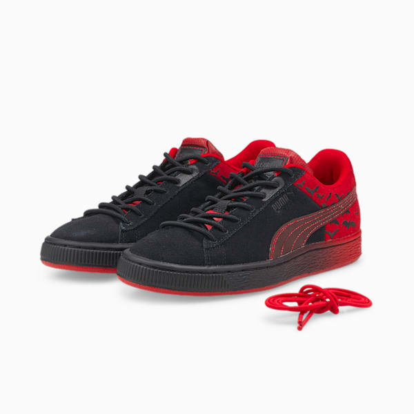 PUMA x BATMAN Suede Classic Youth Sneakers, Puma Black, extralarge-IND