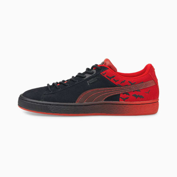 PUMA x BATMAN Suede Classic Youth Sneakers, Puma Black, extralarge-IND