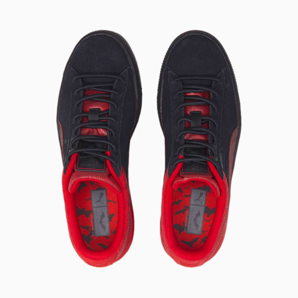 PUMA x BATMAN Suede Classic Youth Sneakers, Puma Black, extralarge-IND