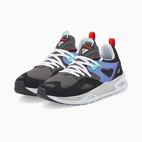ユニセックス TRC ブレイズ ザ トライアングル スニーカー, Asphalt-Puma Black-Elektro Purple