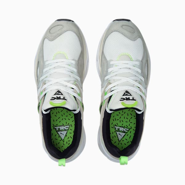 TRC Blaze The Triangle Sneakers, Puma White-Nimbus Cloud-Green Glare, extralarge