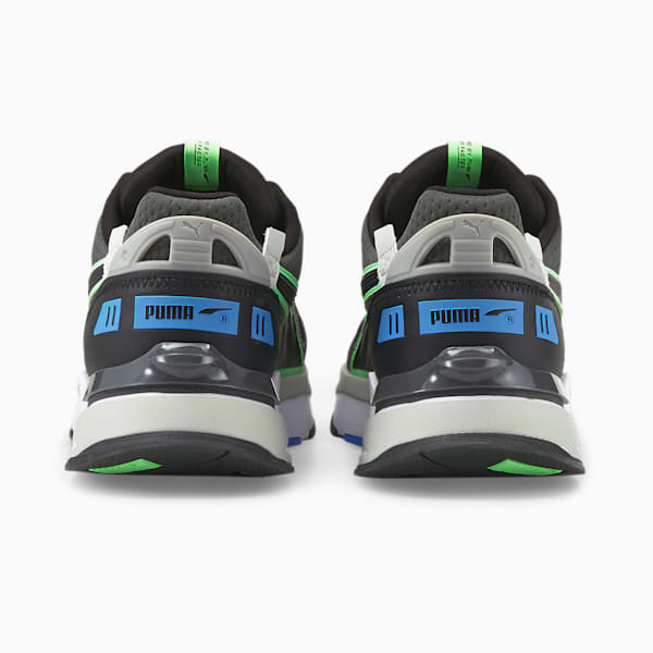 Mirage Sport Tech Men Sneakers, Dark Shadow-Puma Black-Elektro Green
