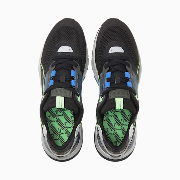 Mirage Sport Tech Men Sneakers, Dark Shadow-Puma Black-Elektro Green