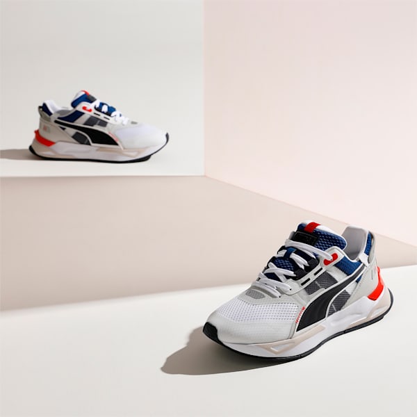 Mirage Sport Tech Sneakers, Puma White-Blazing Blue, extralarge-IND