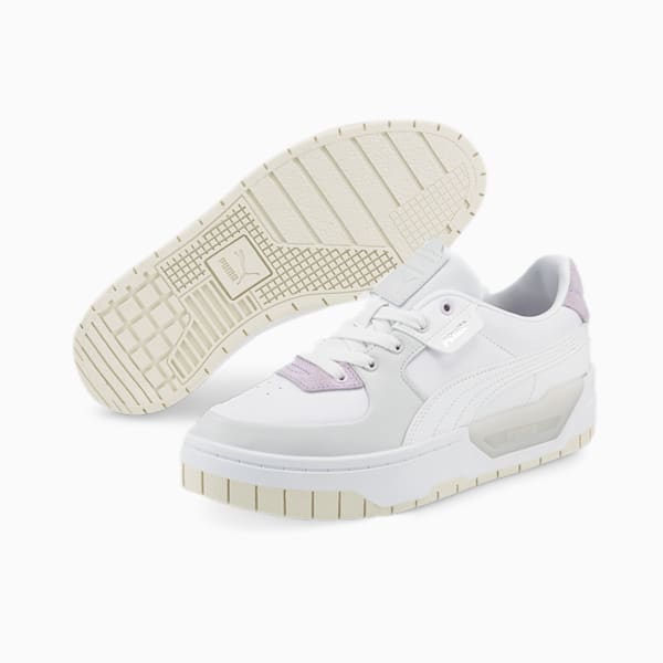 レディース CALI DREAM スニーカー, Puma White-Nimbus Cloud-Whisper White, extralarge-JPN