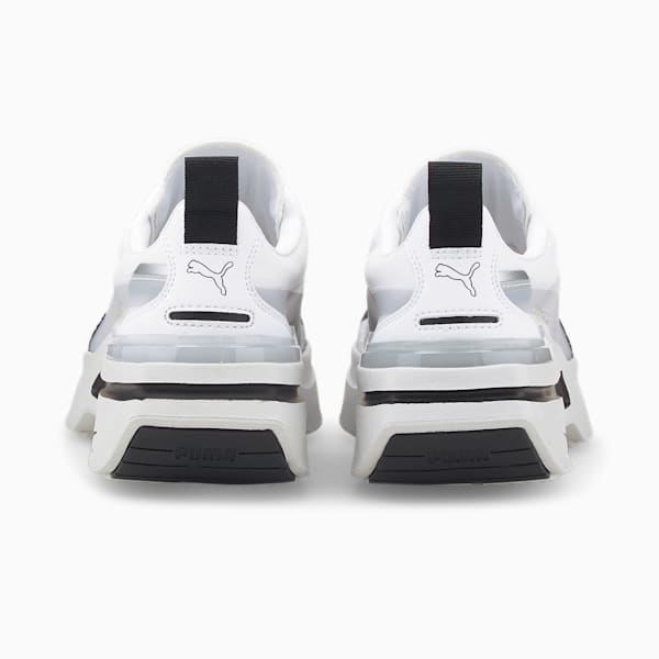 Zapatos deportivos Kosmo Rider para mujer, Puma White-Glacier Gray