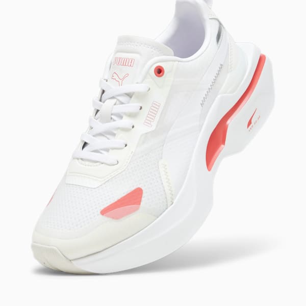 Kosmo Rider Women's Sneakers, Puma White-Electric Blush, extralarge-IND