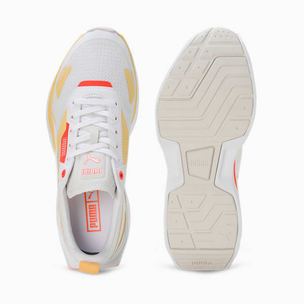 Kosmo Rider Women's Sneakers, Puma White-Neon Sun, extralarge-IND