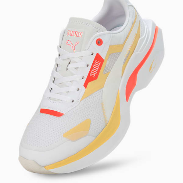 Kosmo Rider Women's Sneakers, Puma White-Neon Sun, extralarge-IND