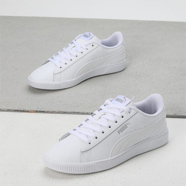 Puma white 2025 vikky sneakers