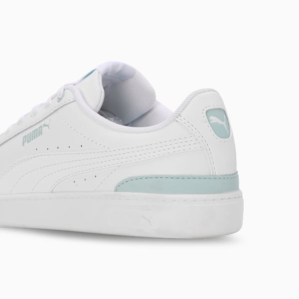 Vikky V3 Leather Women's Sneakers, PUMA White-Frosted Dew, extralarge-IND