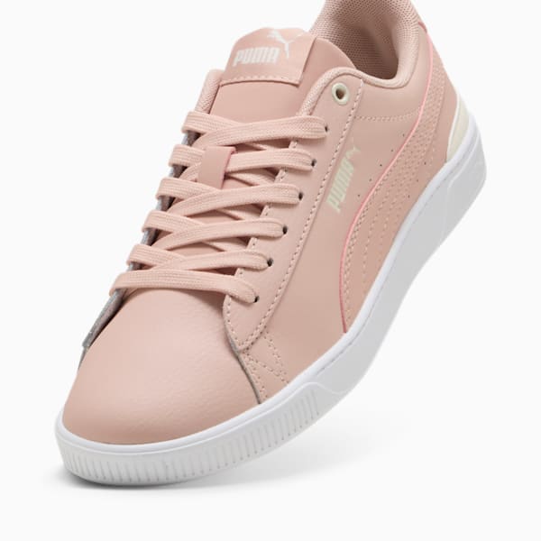 ウィメンズ ビッキー V3 レザー スニーカー, Rose Quartz-Frosted Ivory-PUMA White, extralarge-JPN