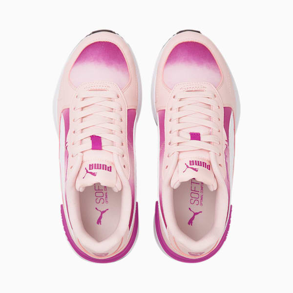 Graviton Bleach Sneakers Big Kids, Chalk Pink-Puma White-Deep Orchid