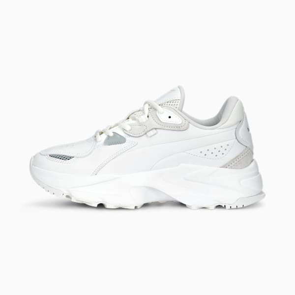 ウィメンズ オーキッド スニーカー, PUMA White-Feather Gray, extralarge-JPN