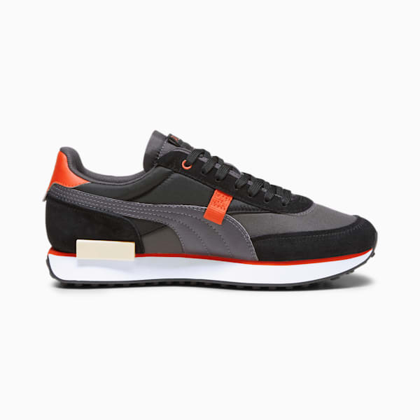 Future Rider Displaced Sneakers, Dark Coal-PUMA White, extralarge-IND