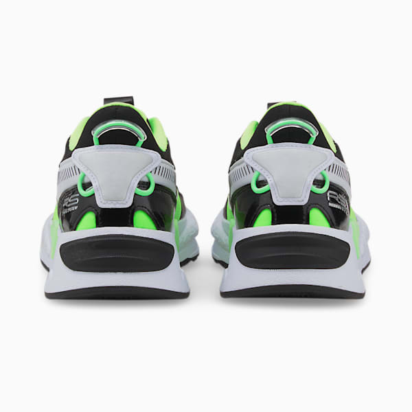RS-Z Visual Effects Sneakers Big Kids, Puma Black-Green Glare