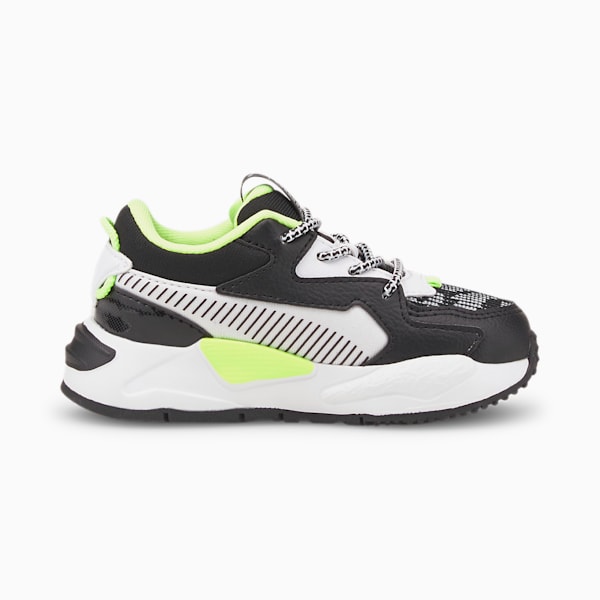 RS-Z Visual Effects Toddlers' Shoes, Puma Black-Green Glare, extralarge