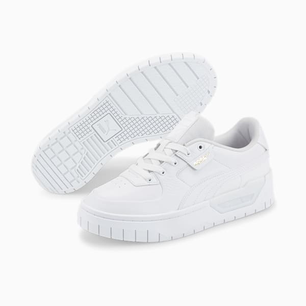 ウィメンズ CALI ドリーム レザー スニーカー, Puma White, extralarge-JPN