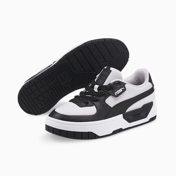 Cali Dream Leather Women's Sneakers, Puma Black-Puma White, extralarge