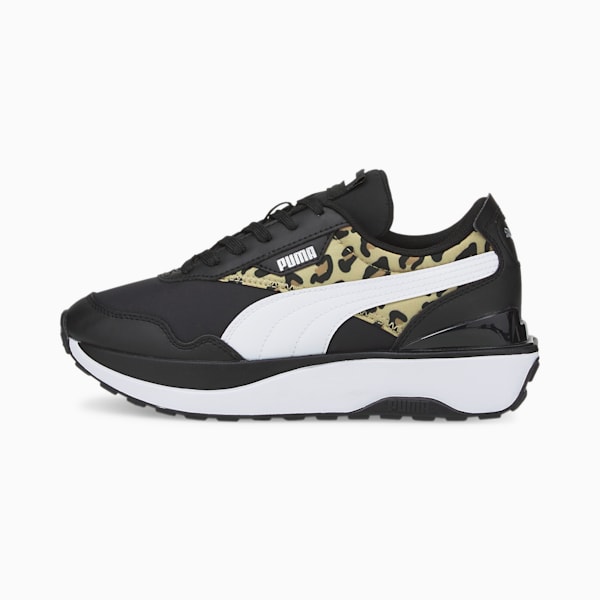 Cruise Rider Summer Roar Sneakers Big Kids, Puma Black-Pale Khaki-Puma White, extralarge