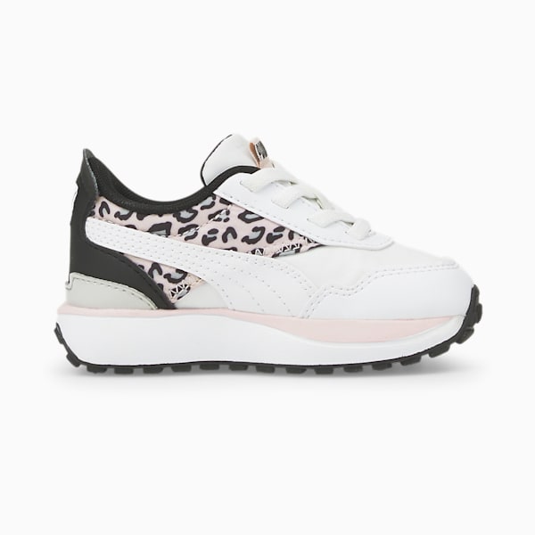 Tenis para bebés Cruise Rider Summer Roar, Puma White-Chalk Pink-Puma Black, extralarge