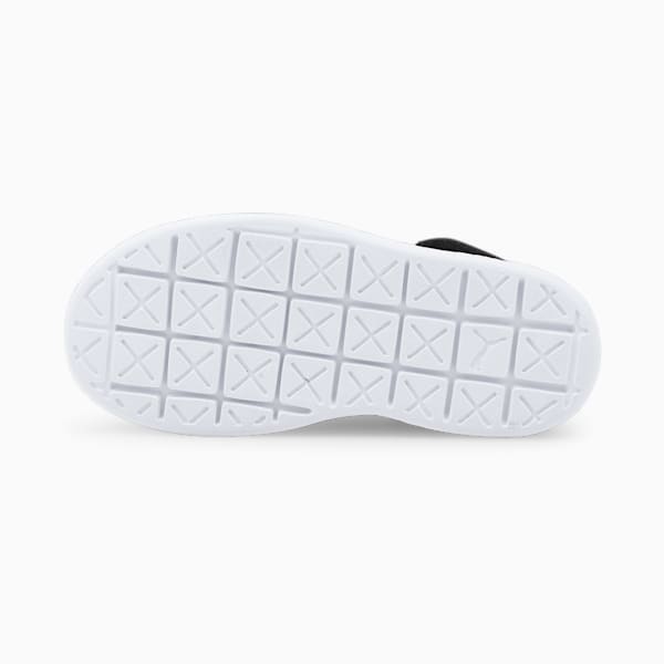 Light Flex Summer Kids' Sandals, Puma Black-Puma White, extralarge-IND