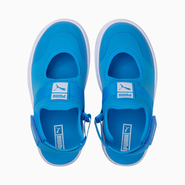 キッズ ライトフレックス サマー サンダル 17-21cm, Ocean Dive-Puma White