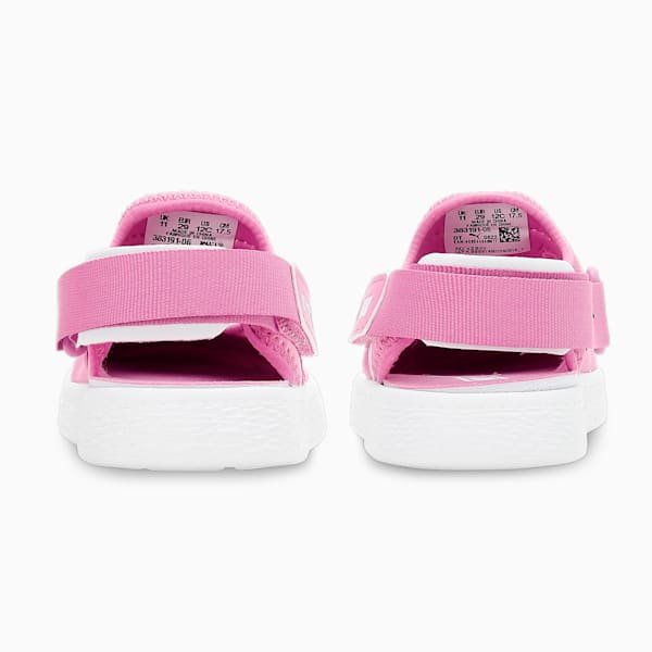 Light Flex Summer Kids' Sandals, Mauve Pop-Puma White, extralarge-IND