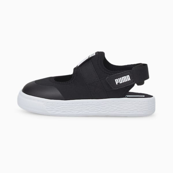 Light-Flex Summer Toddler Shoes, Puma Black-Puma White, extralarge