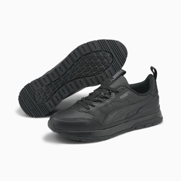 R78 Trek Lth Sneakers, Puma Black-Puma Black, extralarge-IND