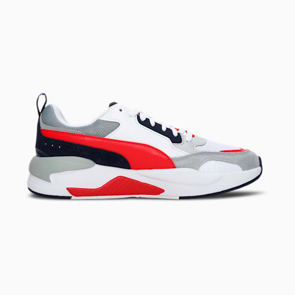 X-Ray 2 Square SD Unisex Shoes, Puma White-High Risk Red-Peacoat, extralarge-IND