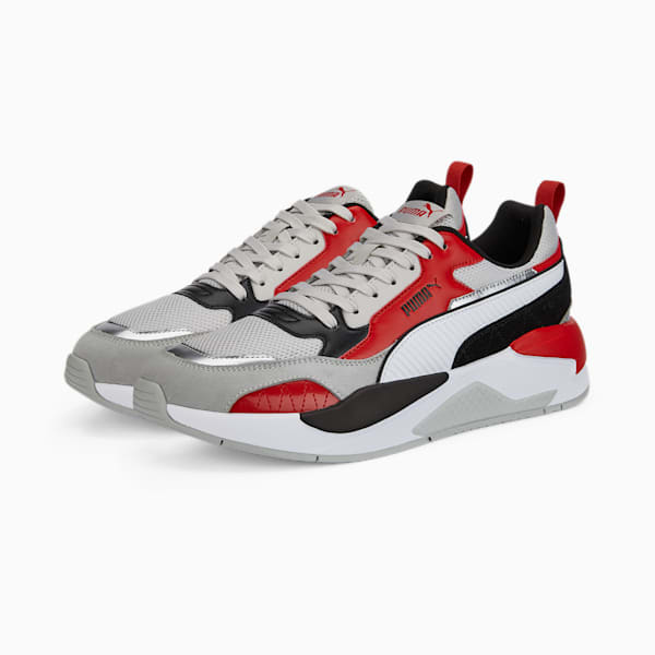 X-Ray 2 Square SD Shoes, Gray Violet-Puma White-Burnt Red-Puma Black-Puma Silver, extralarge-IND