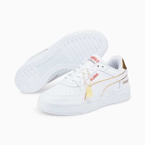 PUMA x HARIBO CA Pro Sneakers JR, Puma White-Puma Team Gold, extralarge