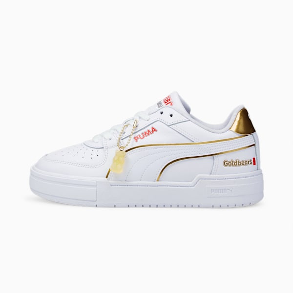 PUMA x HARIBO CA Pro Sneakers JR, Puma White-Puma Team Gold, extralarge