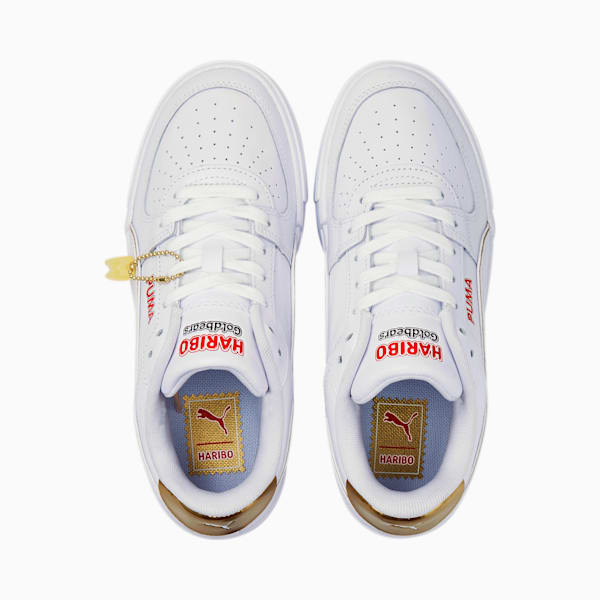PUMA x HARIBO CA Pro Sneakers JR, Puma White-Puma Team Gold, extralarge