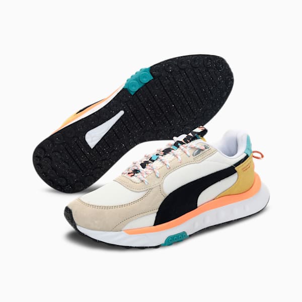 Wild Rider Hill Camp Unisex Sneakers, Pristine-Putty-Bamboo, extralarge-IND