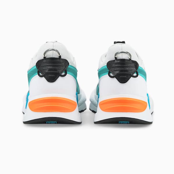 RS-X SPLIT Unisex Sneakers, Puma White-Puma Black-Blue Atoll