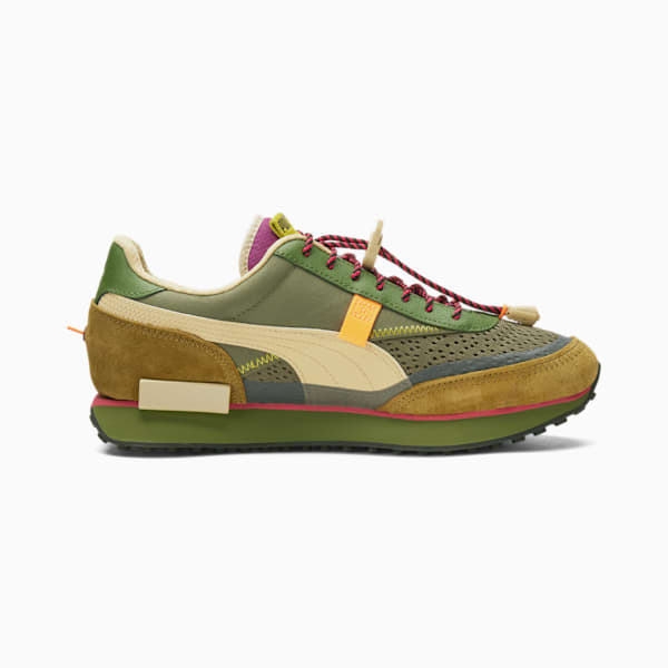 Future Rider Last Hunter Sneakers, Grape Leaf-Moss Green-Pale Khaki, extralarge